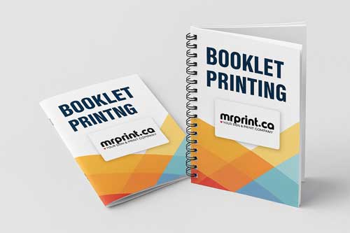 Printed booklets showcase