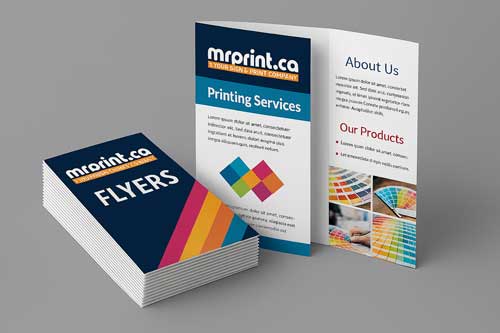 Printed flyers and brochures Belleville Toronto