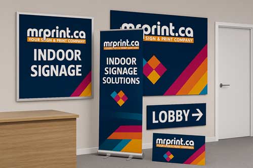 Indoor Signs by Mr Print Canada