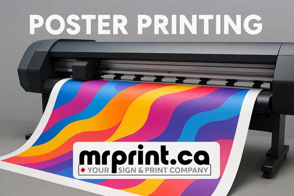 Sample custom poster print - Mr Print Canada