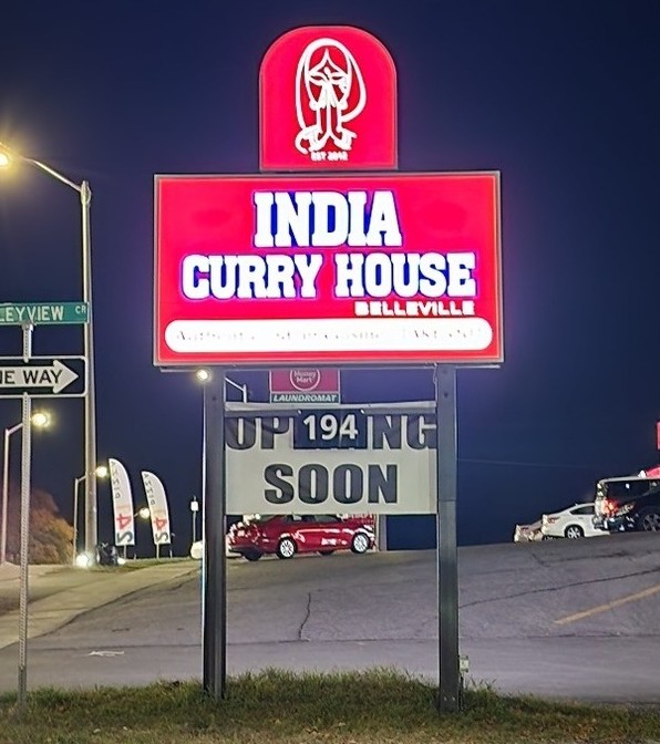 Illuminated Business Sign