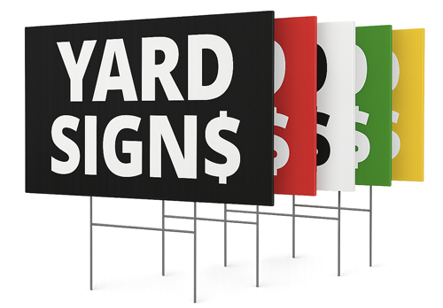 Custom Yard Signs – April 2026 Special